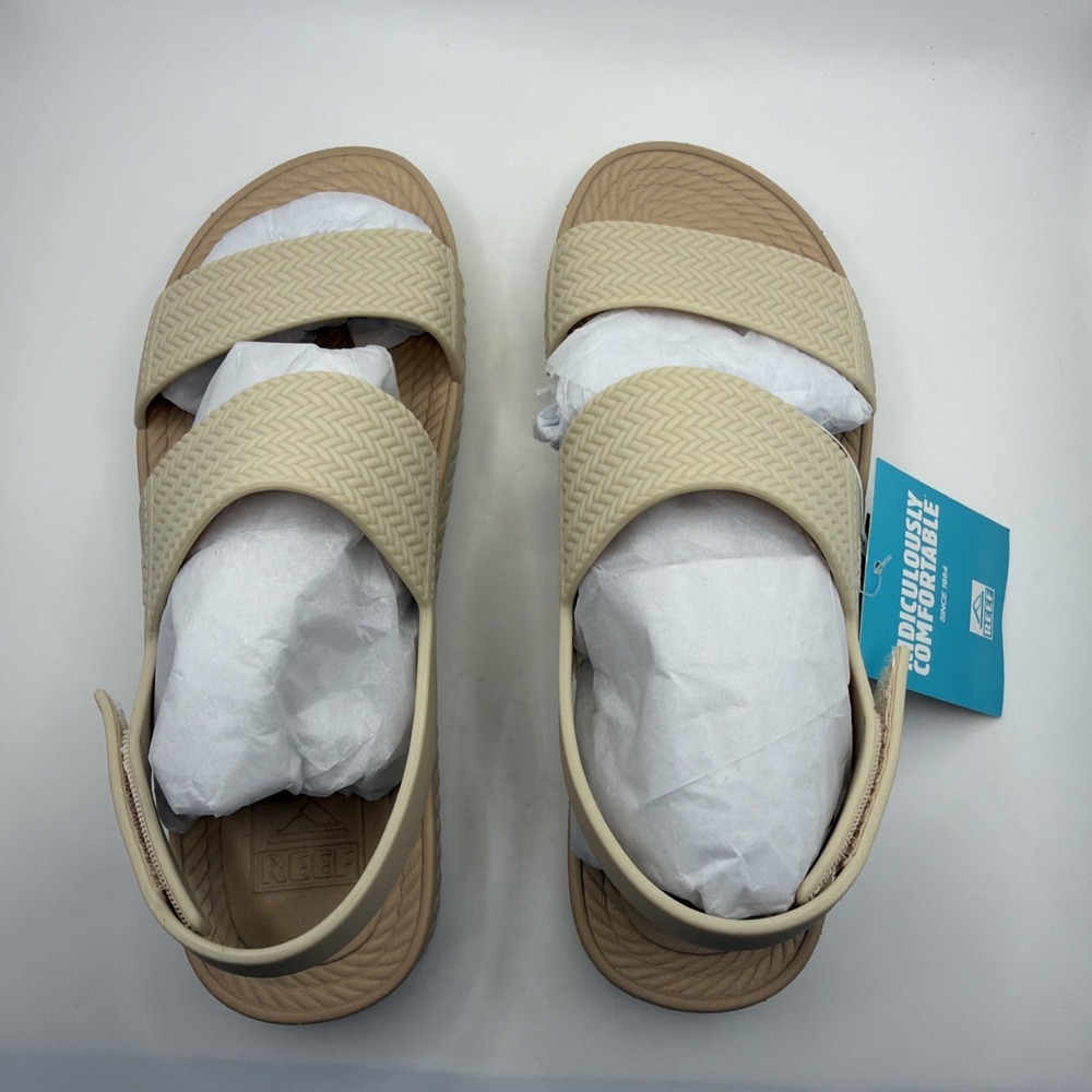 Reef Water Vista Women's Waterproof Sandals Nude/Tan size 8 New - Picture 10 of 13